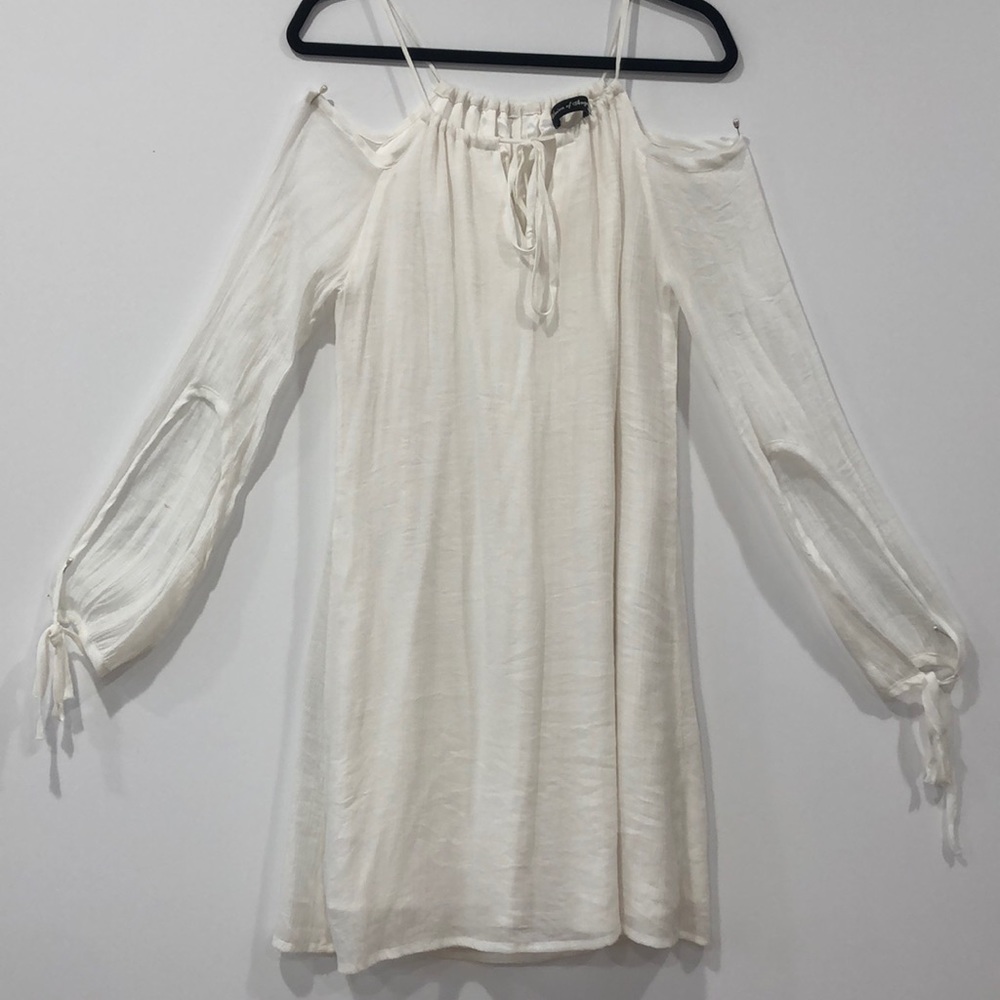 Off the Shoulder Tunic Dress